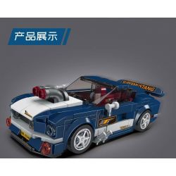 MouldKing 27048 Mould King 27048 non  MUSTANG 1967 bộ đồ chơi xếp lắp ráp ghép mô hình Speed Champions Racing Cars MINI LUXURY CAR MUSTANG 1967 Đua Xe Công Thức 376 khối