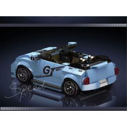 MouldKing 27047 Mould King 27047 non  V.BEETLE MUI TRẦN bộ đồ chơi xếp lắp ráp ghép mô hình Speed Champions Racing Cars MINI LUXURY CAR Đua Xe Công Thức 298 khối