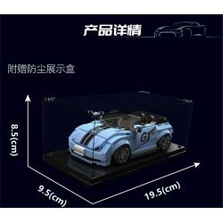 MouldKing 27047 Mould King 27047 non  V.BEETLE MUI TRẦN bộ đồ chơi xếp lắp ráp ghép mô hình Speed Champions Racing Cars MINI LUXURY CAR Đua Xe Công Thức 298 khối
