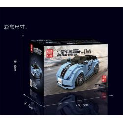 MouldKing 27047 Mould King 27047 non  V.BEETLE MUI TRẦN bộ đồ chơi xếp lắp ráp ghép mô hình Speed Champions Racing Cars MINI LUXURY CAR Đua Xe Công Thức 298 khối