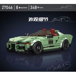 MouldKing 27046 Mould King 27046 non  T.SUPRA MUI TRẦN bộ đồ chơi xếp lắp ráp ghép mô hình Speed Champions Racing Cars MINI LUXURY CAR TOYOTA SUPRA Đua Xe Công Thức 348 khối