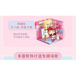 QMAN ENLIGHTEN KEEPPLEY 72031 non  MINI WORLD HỘP MÙ CẢNH LOẠT THẾ GIỚI NHỎ CỦA CÔ GÁI bộ đồ chơi xếp lắp ráp ghép mô hình Movie & Game HELLO MINIWORLD MY LITTLE GIRLS Phim Và Trò Chơi