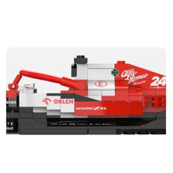 RASTAR 92300 non  ALFA ROMEO F1 C42 1:24 tỷ lệ 1:24 bộ đồ chơi xếp lắp ráp ghép mô hình Speed Champions Racing Cars 2022 ALFA ROMEO F1 C42 Đua Xe Công Thức 340 khối