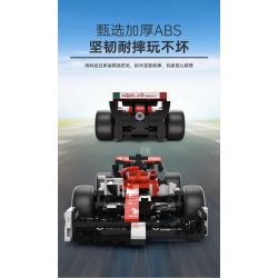 RASTAR 92300 non  ALFA ROMEO F1 C42 1:24 tỷ lệ 1:24 bộ đồ chơi xếp lắp ráp ghép mô hình Speed Champions Racing Cars 2022 ALFA ROMEO F1 C42 Đua Xe Công Thức 340 khối