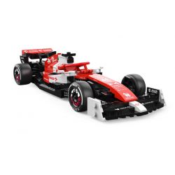 RASTAR 92300 non  ALFA ROMEO F1 C42 1:24 tỷ lệ 1:24 bộ đồ chơi xếp lắp ráp ghép mô hình Speed Champions Racing Cars 2022 ALFA ROMEO F1 C42 Đua Xe Công Thức 340 khối