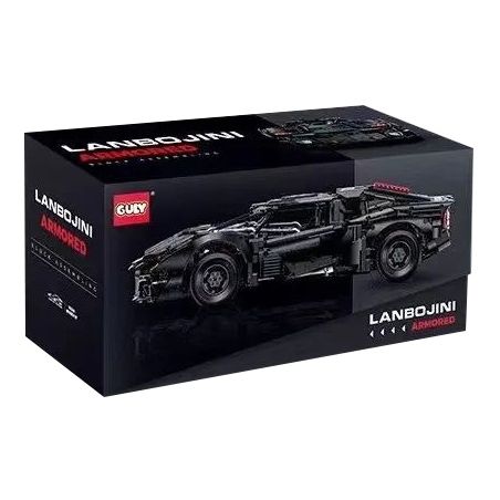 GULY 10618 non  RAMBO BỌC THÉP tỷ lệ 1:8 bộ đồ chơi xếp lắp ráp ghép mô hình  LANBOJINI ARMORED Kỹ Thuật Công Nghệ Cao Mô Hình Phương Tiện 4290 khối