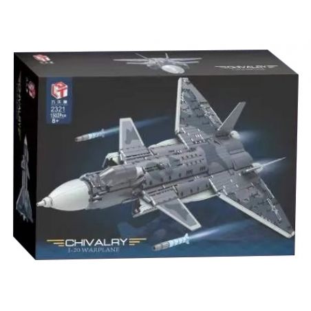 QIAO LE TONG 2321 non  TIÊM KÍCH J-20 bộ đồ chơi xếp lắp ráp ghép mô hình  CHIVALRY J-20 WARPLANE Kỹ Thuật Công Nghệ Cao Mô Hình Phương Tiện 1502 khối