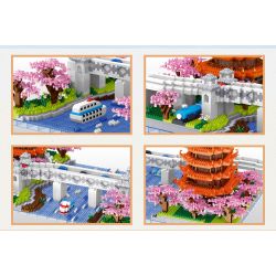 ZHEGAO LZ8269 8269 non  THÁP CẨU VÀNG CẦU SÔNG DƯƠNG TỬ bộ đồ chơi xếp lắp ráp ghép mô hình Creator Sáng Tạo 4413 khối