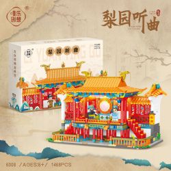 WEILE CHUANGXIANG 6008 non  LỆ NGUYÊN NGHE NHẠC bộ đồ chơi xếp lắp ráp ghép mô hình 1468 khối