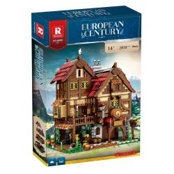 REOBRIX 66018 non  QUÁN RƯỢU THỜI TRUNG CỔ bộ đồ chơi xếp lắp ráp ghép mô hình Medieval Castle MEDIEVAL BISTRO "VILLAGE IN" EUROPEAN CENTURY Chiến Tranh Trung Cổ 2831 khối