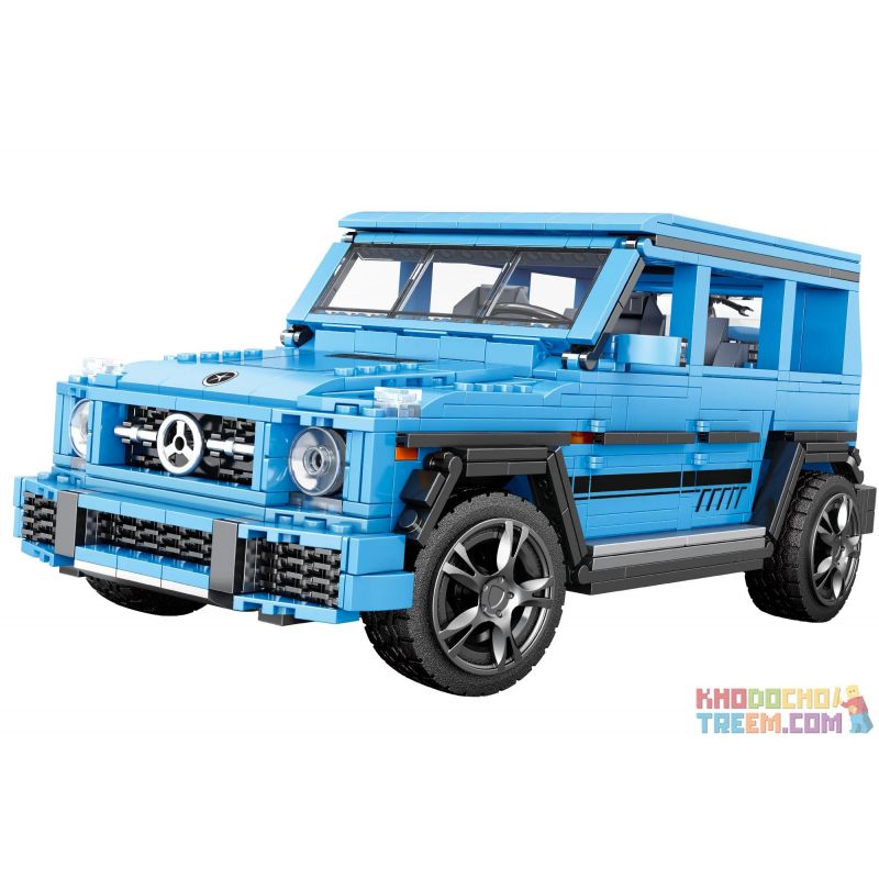 REOBRIX 11032 non  XE ĐỊA HÌNH BIG tỷ lệ 1:12 bộ đồ chơi xếp lắp ráp ghép mô hình Creator G CLASS "THE BEAST" Sáng Tạo 1204 khối