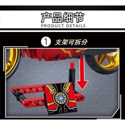 LE YI 88082 non  ĐẦU MÁY XE LỬA HẠNG NẶNG BỌC THÉP bộ đồ chơi xếp lắp ráp ghép mô hình  Kỹ Thuật Công Nghệ Cao Mô Hình Phương Tiện 426 khối