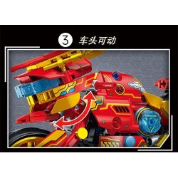 LE YI 88082 non  ĐẦU MÁY XE LỬA HẠNG NẶNG BỌC THÉP bộ đồ chơi xếp lắp ráp ghép mô hình  Kỹ Thuật Công Nghệ Cao Mô Hình Phương Tiện 426 khối