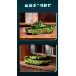 GUDI 20304 non  VŨ KHÍ QUÂN SỰ HẠNG NẶNG XE TĂNG CHIẾN ĐẤU CHỦ LỰC TYPE 99A bộ đồ chơi xếp lắp ráp ghép mô hình Military Army Quân Sự Bộ Đội 1462 khối