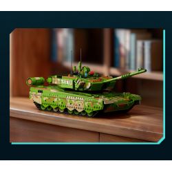 GUDI 20304 non  VŨ KHÍ QUÂN SỰ HẠNG NẶNG XE TĂNG CHIẾN ĐẤU CHỦ LỰC TYPE 99A bộ đồ chơi xếp lắp ráp ghép mô hình Military Army Quân Sự Bộ Đội 1462 khối