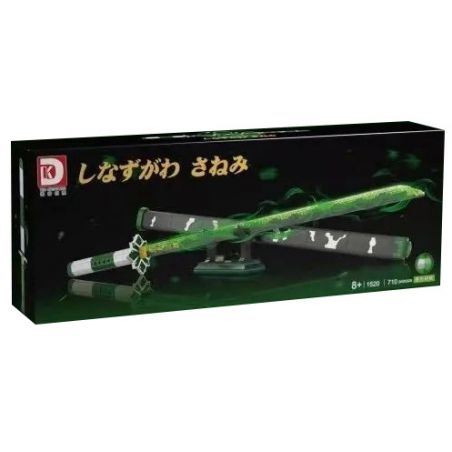 DK 1520 non  SÁT QUỶ KIMETSU NO YAIBA KAWA MIYA BẤT TỬ bộ đồ chơi xếp lắp ráp ghép mô hình Movie & Game Phim Và Trò Chơi 710 khối