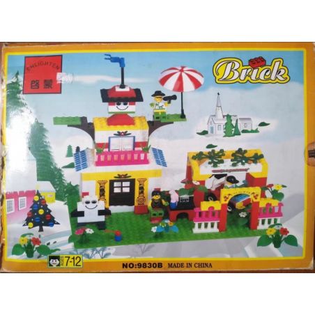 QMAN ENLIGHTEN KEEPPLEY 9830B non  NGÔI NHÀ CỦA CON NGƯỜI bộ đồ chơi xếp lắp ráp ghép mô hình Creator Sáng Tạo