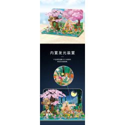 BALODY 21169 non  TIỆC TRÀ CẮM TRẠI bộ đồ chơi xếp lắp ráp ghép mô hình CAMPING 1265 khối