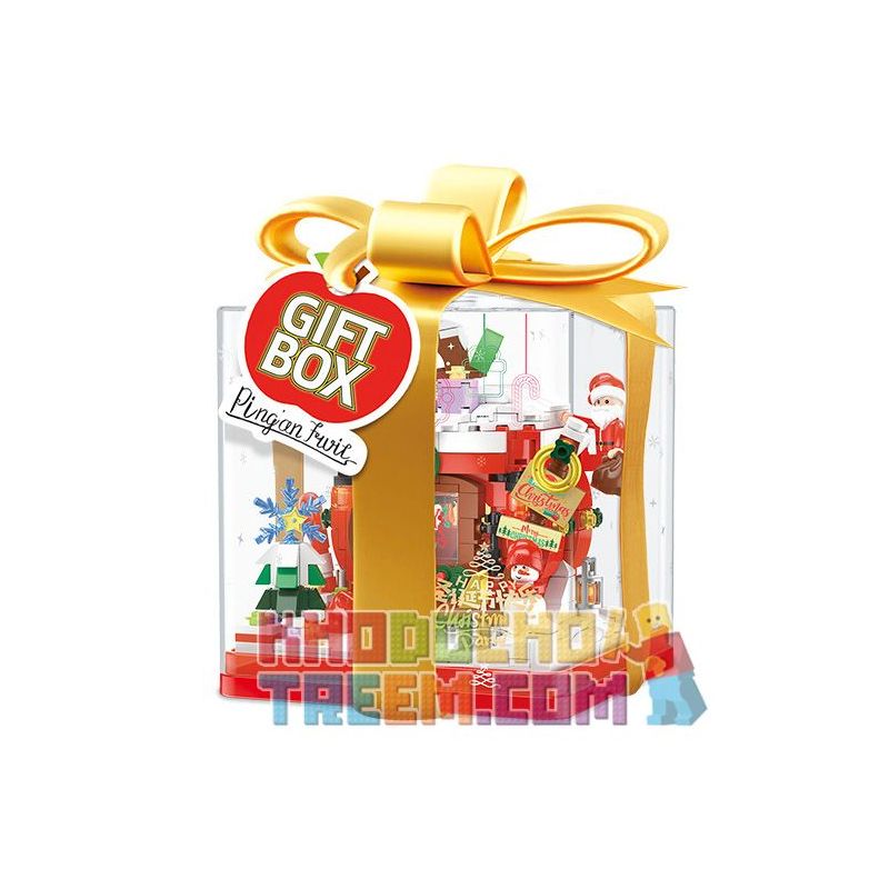 ZHEGAO 662024 non  HỘP QUÀ CABIN GIÁNG SINH bộ đồ chơi xếp lắp ráp ghép mô hình Creator GIFT BOX CHRISTMAS HOUSE Sáng Tạo 714 khối