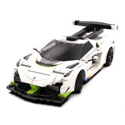 CADA DOUBLEE C51083 51083 non  MA THỤY ĐIỂN tỷ lệ 1:20 bộ đồ chơi xếp lắp ráp ghép mô hình Speed Champions Racing Cars FANTASMA RACE CAR KOENIGSEGG AGERA Đua Xe Công Thức 322 khối