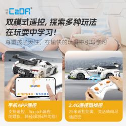 CADA DOUBLEE C51083 51083 non  MA THỤY ĐIỂN tỷ lệ 1:20 bộ đồ chơi xếp lắp ráp ghép mô hình Speed Champions Racing Cars FANTASMA RACE CAR KOENIGSEGG AGERA Đua Xe Công Thức 322 khối
