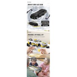 CADA DOUBLEE C51081 51081 non  OPEL ASTRA V8 COUPE tỷ lệ 1:20 bộ đồ chơi xếp lắp ráp ghép mô hình Speed Champions Racing Cars Đua Xe Công Thức 330 khối