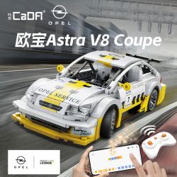 CADA DOUBLEE C51081 51081 non  OPEL ASTRA V8 COUPE tỷ lệ 1:20 bộ đồ chơi xếp lắp ráp ghép mô hình Speed Champions Racing Cars Đua Xe Công Thức 330 khối