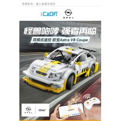CADA DOUBLEE C51081 51081 non  OPEL ASTRA V8 COUPE tỷ lệ 1:20 bộ đồ chơi xếp lắp ráp ghép mô hình Speed Champions Racing Cars Đua Xe Công Thức 330 khối