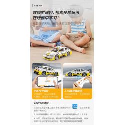 CADA DOUBLEE C51081 51081 non  OPEL ASTRA V8 COUPE tỷ lệ 1:20 bộ đồ chơi xếp lắp ráp ghép mô hình Speed Champions Racing Cars Đua Xe Công Thức 330 khối