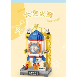LOZ 8830 non  CUỘC PHIÊU LƯU GIỮA CÁC VÌ SAO TÊN LỬA KHÔNG GIAN bộ đồ chơi xếp lắp ráp ghép mô hình SPACE EXPLORATION SPACE ROCKET