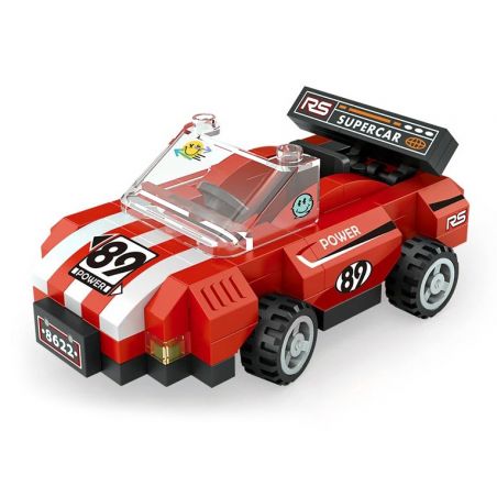 LOZ 8622 non  XE THỂ THAO bộ đồ chơi xếp lắp ráp ghép mô hình