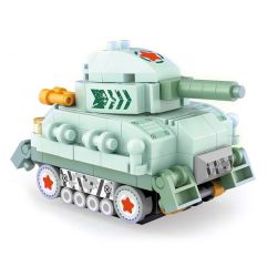 LOZ 8618 non  XE TĂNG bộ đồ chơi xếp lắp ráp ghép mô hình Military Army Quân Sự Bộ Đội