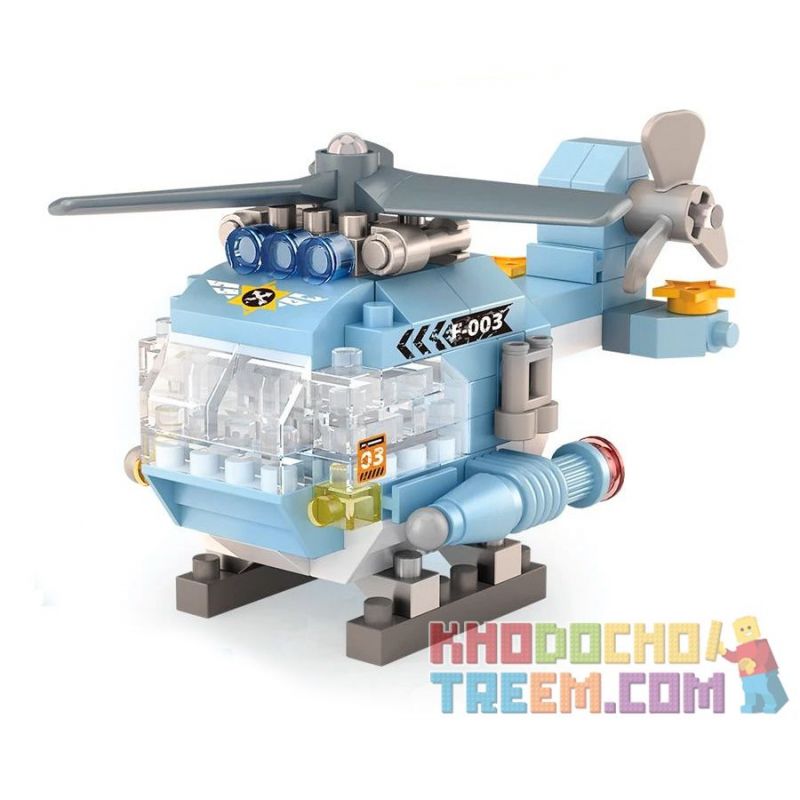 LOZ 8616 non  MÁY BAY bộ đồ chơi xếp lắp ráp ghép mô hình Military Army Quân Sự Bộ Đội