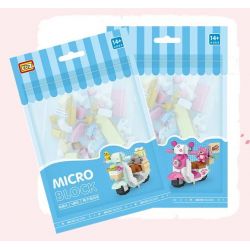 LOZ 8614 non  XE ĐIỆN VỊT bộ đồ chơi xếp lắp ráp ghép mô hình