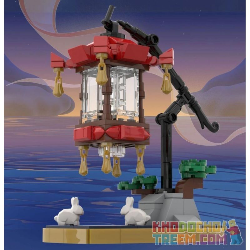 SUGERBOX TB-9004 9004 TB9004 non  ĐÈN LỒNG THIÊN CUNG bộ đồ chơi xếp lắp ráp ghép mô hình Creator AUTUMN LIGHT Sáng Tạo