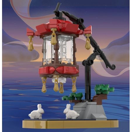 SUGERBOX TB-9004 9004 TB9004 non  ĐÈN LỒNG THIÊN CUNG bộ đồ chơi xếp lắp ráp ghép mô hình Creator AUTUMN LIGHT Sáng Tạo