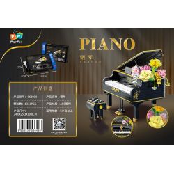 ZHEGAO 663000 663011 non  ĐÀN PIANO bộ đồ chơi xếp lắp ráp ghép mô hình Creator Sáng Tạo 1293 khối