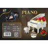 ZHEGAO 663000 663011 non  ĐÀN PIANO bộ đồ chơi xếp lắp ráp ghép mô hình Creator Sáng Tạo 1293 khối