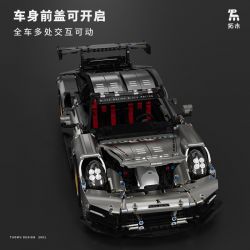 TAKUKI T2001 2001 non  CÁNH BẠC GT tỷ lệ 1:10 bộ đồ chơi xếp lắp ráp ghép mô hình  Kỹ Thuật Công Nghệ Cao Mô Hình Phương Tiện 2076 khối