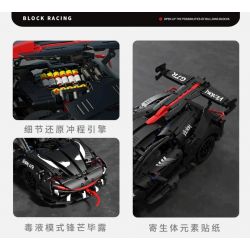 TAKUKI T2002 2002 non  NỌC ĐỘC ĐEN GTR bộ đồ chơi xếp lắp ráp ghép mô hình  DEVILPARSITE Kỹ Thuật Công Nghệ Cao Mô Hình Phương Tiện 2203 khối