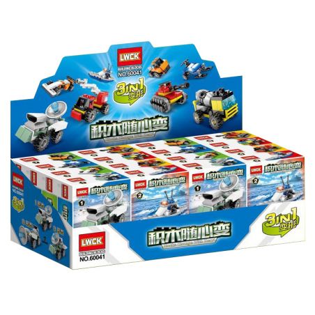 LWCK 60041 non  8 PHONG CÁCH ĐỂ THAY ĐỔI THEO Ý MUỐN bộ đồ chơi xếp lắp ráp ghép mô hình 259 khối