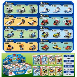 LWCK 60041 non  8 PHONG CÁCH ĐỂ THAY ĐỔI THEO Ý MUỐN bộ đồ chơi xếp lắp ráp ghép mô hình 259 khối