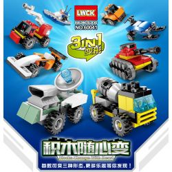 LWCK 60041 non  8 PHONG CÁCH ĐỂ THAY ĐỔI THEO Ý MUỐN bộ đồ chơi xếp lắp ráp ghép mô hình 259 khối