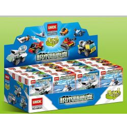 LWCK 60041 non  8 PHONG CÁCH ĐỂ THAY ĐỔI THEO Ý MUỐN bộ đồ chơi xếp lắp ráp ghép mô hình 259 khối