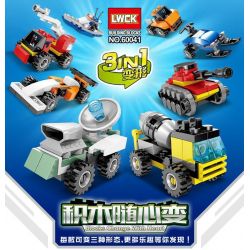 LWCK 60041 non  8 PHONG CÁCH ĐỂ THAY ĐỔI THEO Ý MUỐN bộ đồ chơi xếp lắp ráp ghép mô hình 259 khối