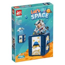 MASAHIRO 9090 non  HỘP VUI NHỘN KHÔNG GIAN bộ đồ chơi xếp lắp ráp ghép mô hình LET'S GO SPACE 853 khối