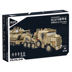 PanlosBrick 628015 Panlos Brick 628015 non  XE BỌC THÉP M1070 bộ đồ chơi xếp lắp ráp ghép mô hình Military Army M1070 ARMORED VEHICLE Quân Sự Bộ Đội 3482 khối