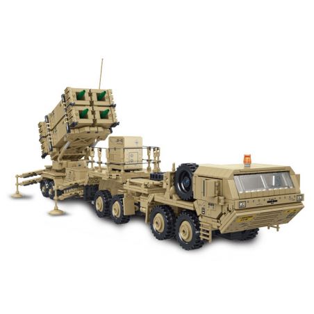 PanlosBrick 628014 Panlos Brick 628014 non  XE TÊN LỬA M983 bộ đồ chơi xếp lắp ráp ghép mô hình Military Army M983 MISSILE TRUCK Quân Sự Bộ Đội 2566 khối