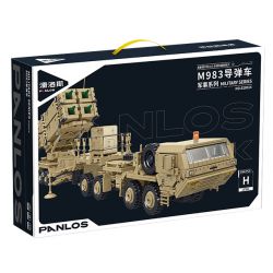 PanlosBrick 628014 Panlos Brick 628014 non  XE TÊN LỬA M983 bộ đồ chơi xếp lắp ráp ghép mô hình Military Army M983 MISSILE TRUCK Quân Sự Bộ Đội 2566 khối