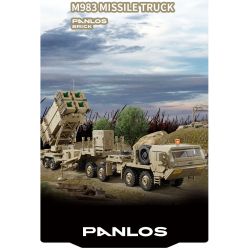 PanlosBrick 628014 Panlos Brick 628014 non  XE TÊN LỬA M983 bộ đồ chơi xếp lắp ráp ghép mô hình Military Army M983 MISSILE TRUCK Quân Sự Bộ Đội 2566 khối